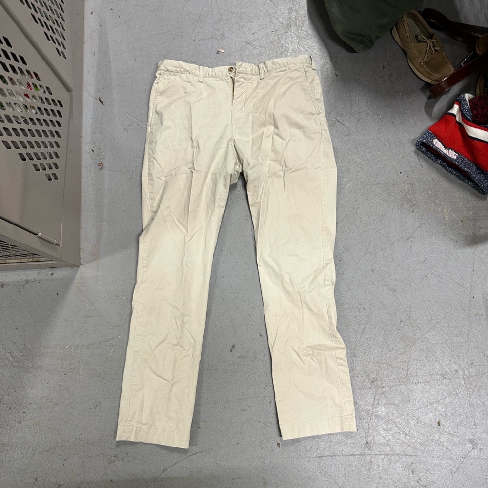 Polo Cream Chino Pants stretch straight fit